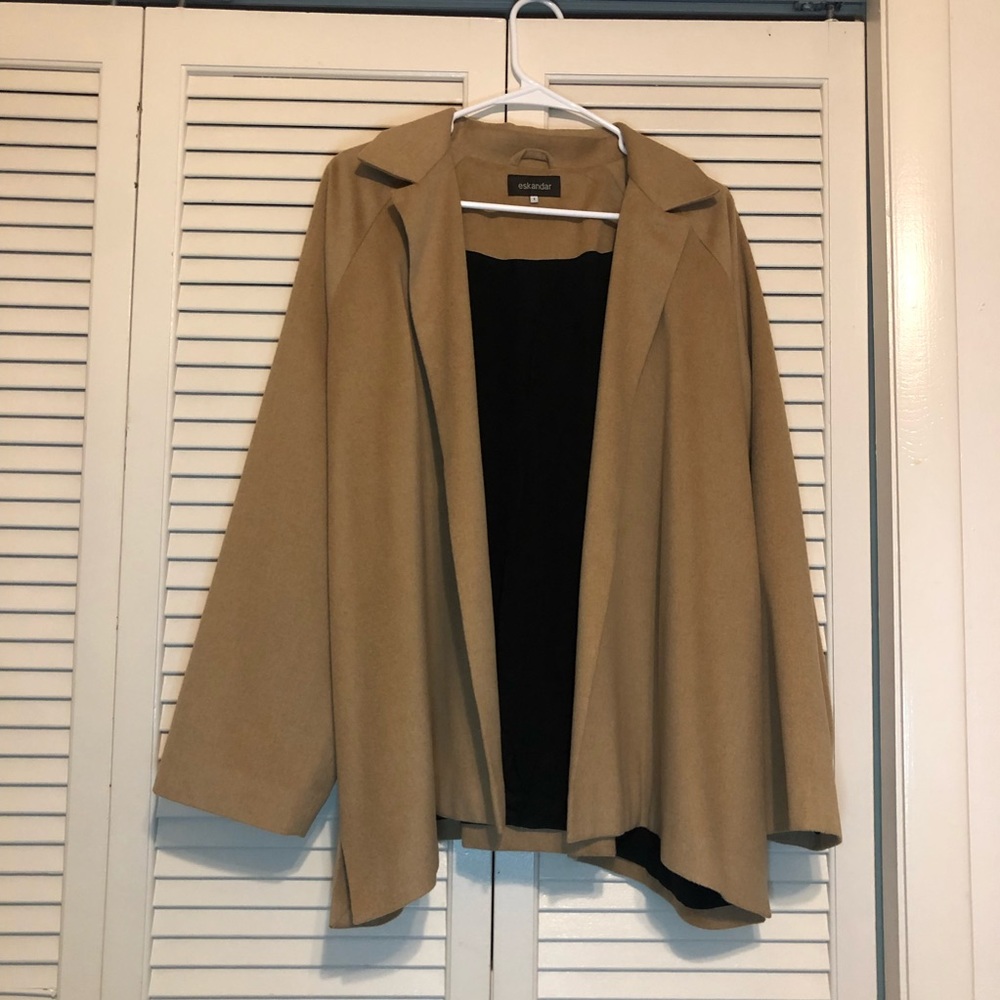 Eskandar Camel Hair Cardigan